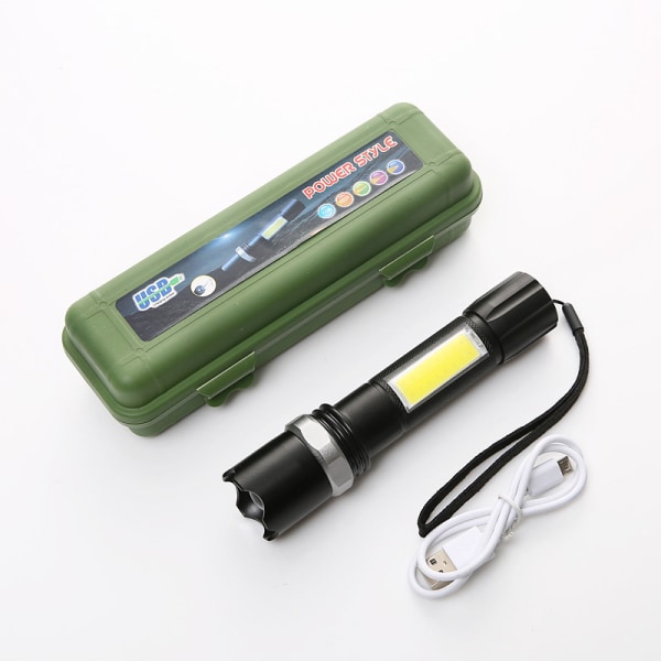 Genopladelig LED-lommelygte, 500 lm, Ultra Powe