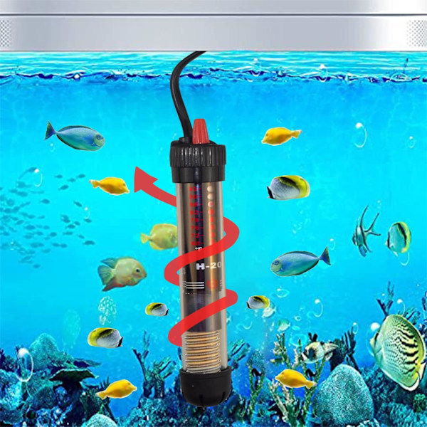 Akvarievarmer, justerbar nedsenkbar akvarievarmer - 25W for
