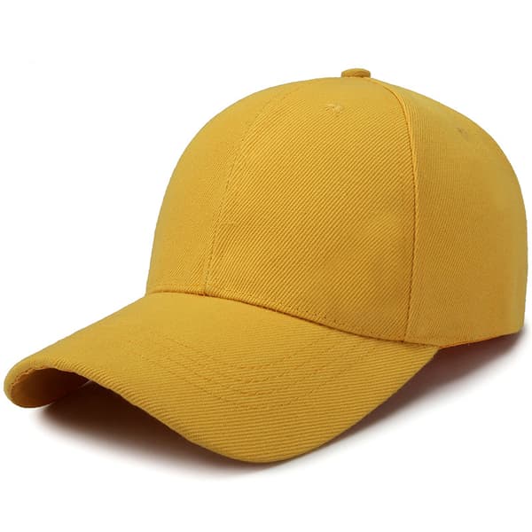 Baseball-lippis - Säädettävä koko keltainen