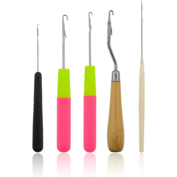 Set of 5 knitting tools with tabKnitting supplies
