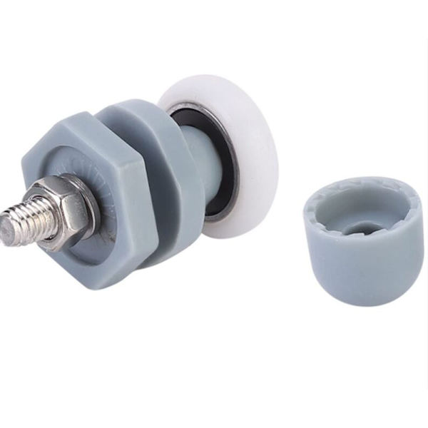 8 stk. Holdbare Plast Dørruller Glidebane Rulle Badeværelse Glas Til Udskiftning Dele (20mm)