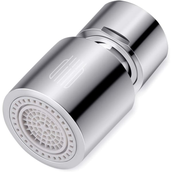 Faucettutlufter, 360° dreibar tutlufterfilter med 2 spray M