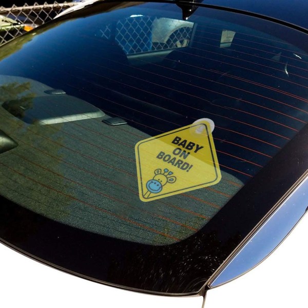 2 stk barnevogn på bilskilt, magnetisk reflekterende sikkerhetsadvarsel St  9628 | Fyndiq