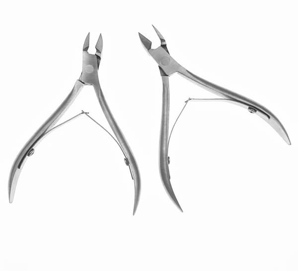 2 Erner-klips for tykke tær, rett blad, neglklips for
