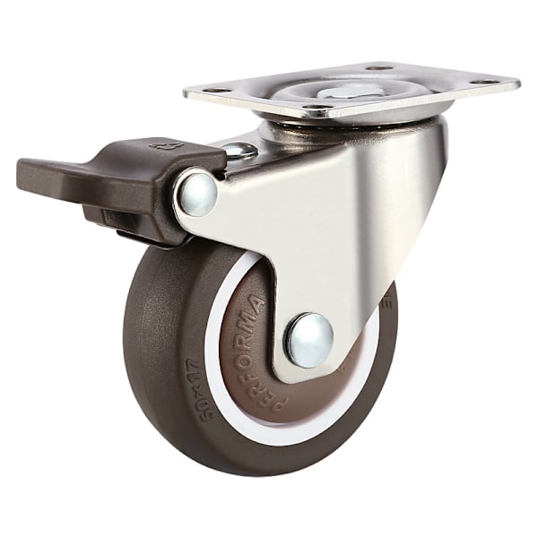 Heavy Duty Castor Wheels + Skruer - 25mm op til 40KG - Pakke med 1