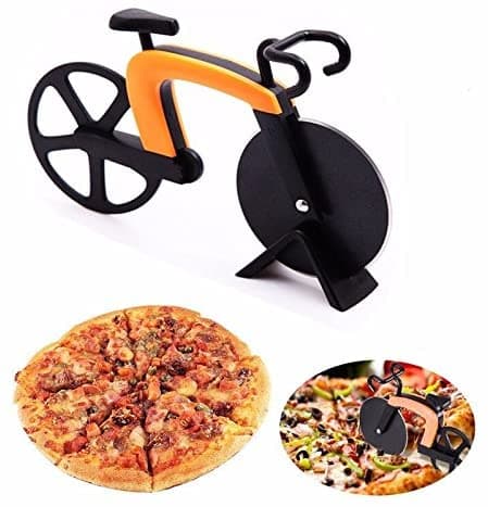 Rostfri Non-Stick Pizzaskärare Cykel Pizzaskärare Grea