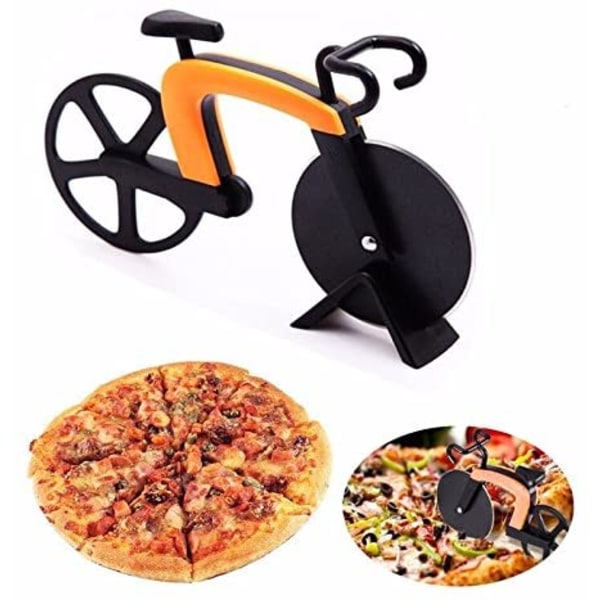 Rustfritt stål Non-Stick Pizzaskjærer Sykkel Pizzaskjærer Grea