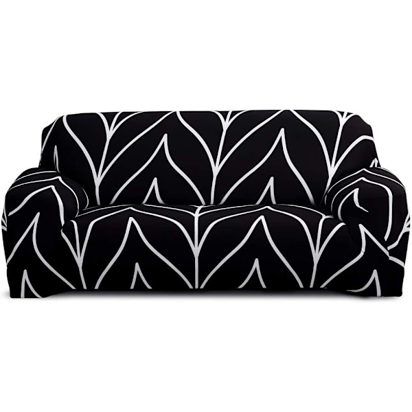 3-seters elastisk sofaovertrekk, sofaovertrekk med armlener