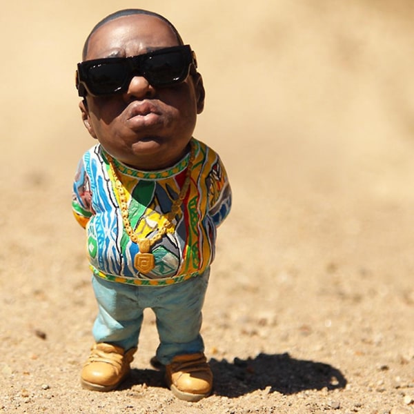 Hip Hop Legend Rapper Mindesmærke Resin Statue Minifigurer O