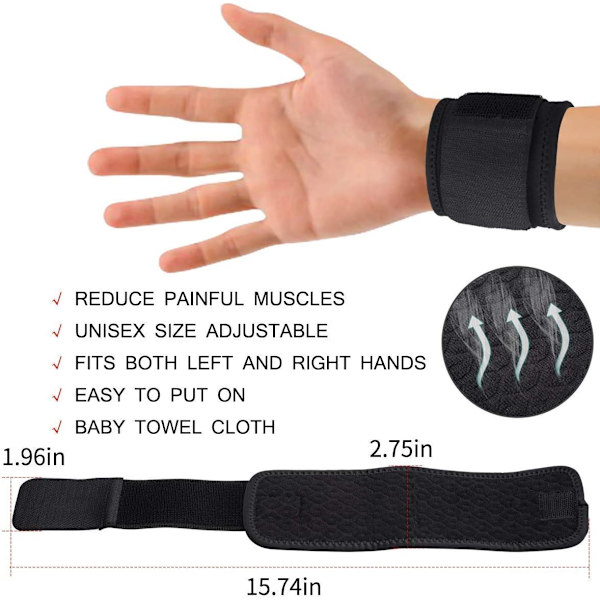 Elastisk håndledsstøttebandage - Håndledsbeskytter Protec