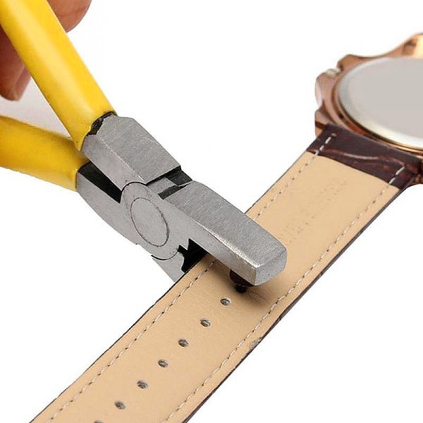Hålstansningsverktyg för klockarmband, bälteshål, urmakare, tång, stans, plåt