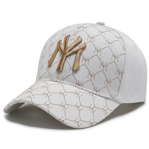 Baseballcaps for kvinner, hvit