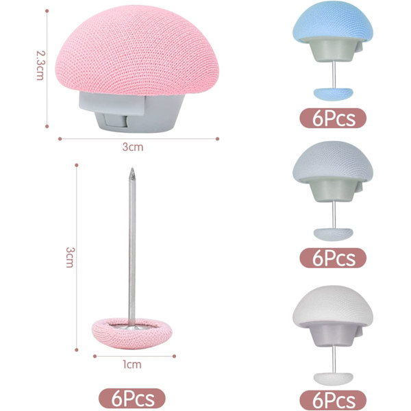 24-pack täcke clips, täckeskydd clips, söt rund täckeskydd