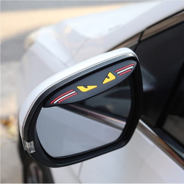 Black - 2 x Car Rearview Mirror Rain Cover, Car Rearview Mirror