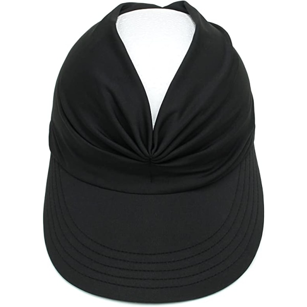 Dame Sol Visor Hat Bred Skygge Sommer UPF 50+ UV Beskyttelse