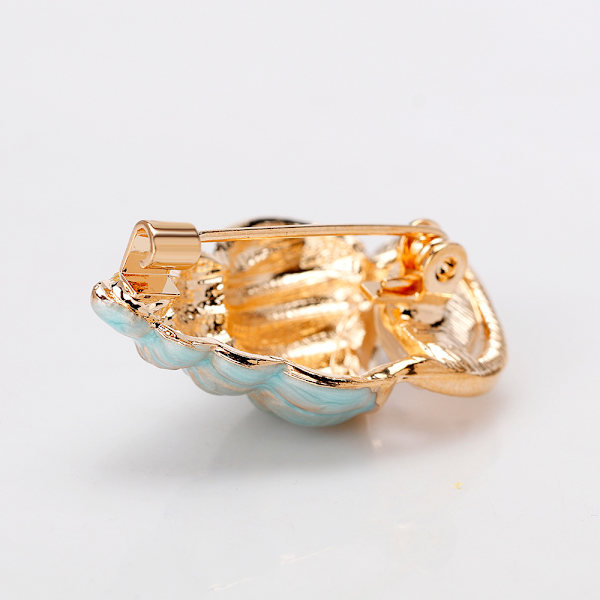 Conch-knapper broche, skjortepin-knapper, sikkerhedsnål, forhindrer utilsigtet eksponering