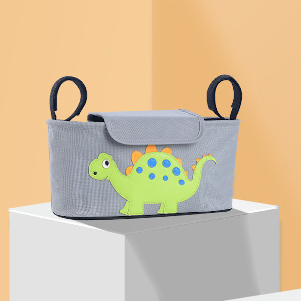 1 stk (med lokk - Dinosaur, ca. 32x14x17cm) multifunksjonell bab