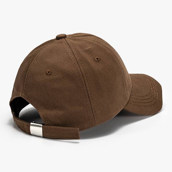 Utomhus Fashion Herr Peaked Cap Mjuk Topp Böjd Brätte Studen E