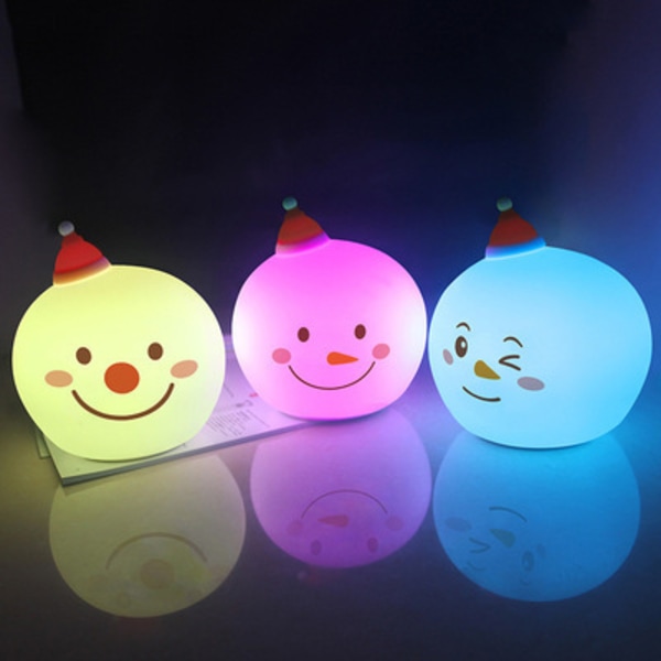 Christmas Snowman Night Light Led Lantern