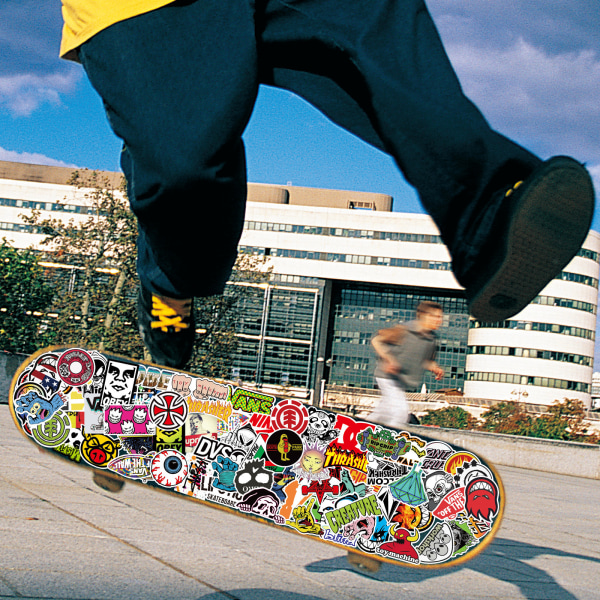 Skateboard Stickers Pack Cool Decals 100 stk til Laptop Teens Sti