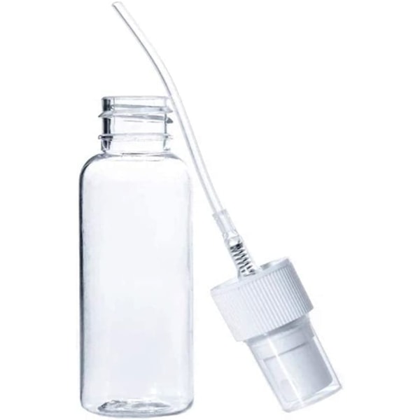 4 st 100 ml sprayflaska, genomskinlig återanvändbar tom resebot i plast
