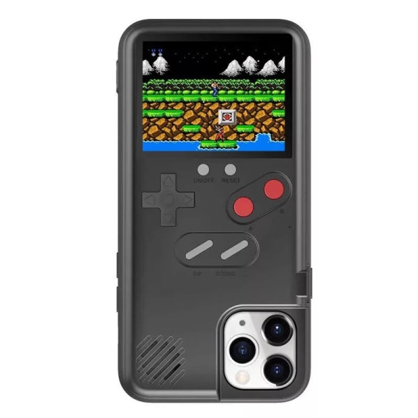 Gameboy-taske til iPhone, Autbye Retro 3D-telefoncover (sort, iP | Fyndiq