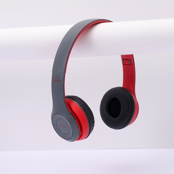1 kpl musta-punainen Bluetooth-langattomat kuulokkeet, Bluetooth-langattomat