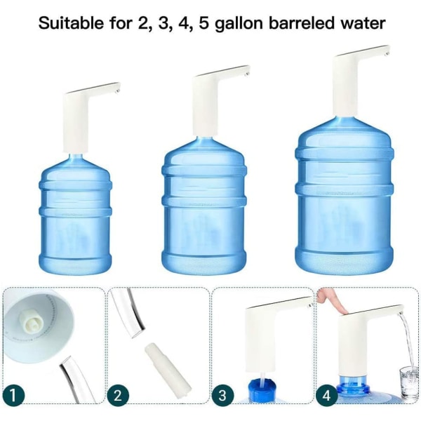 Pullotetun veden annostelija, sisäänrakennettu sähköinen juomavesipumppu 12