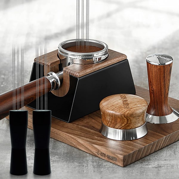 Svart - Kaffeagitator-nåldispenser Malt kaffe omrøring