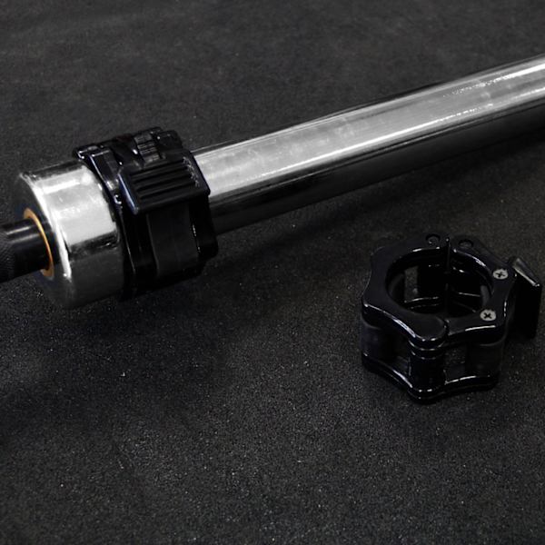 50mm Twist-lock Snabbkoppling Hantelklämmor för Tyngdlyftning och Träning Svart