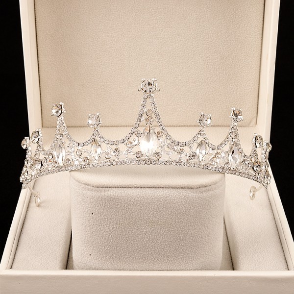 2-delt krone tiara prinsesse jenter krone barns bursdag