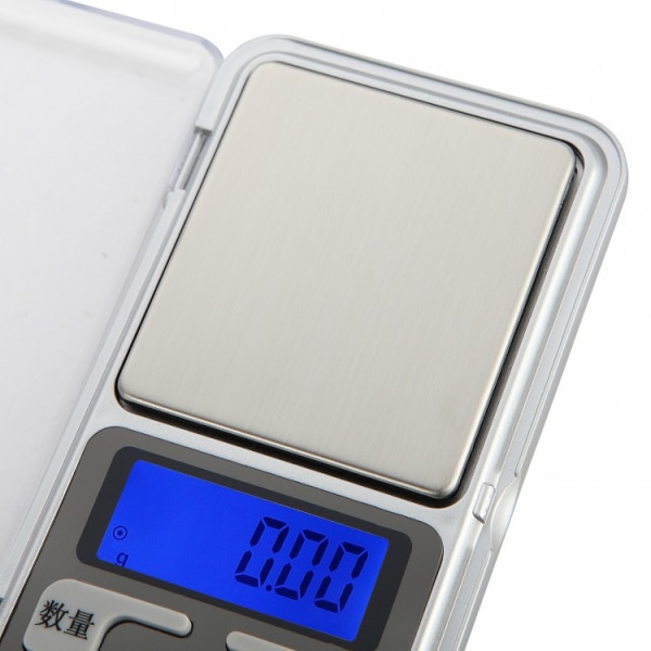 Digital vægt, bærbar vægt 0,01 g-200 g, høj præcision