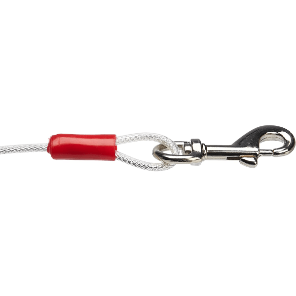 Basics Tie-Out-kabel til hunde op til 90lbs. 33 fod