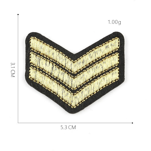 US Army brodert lapp - Sersjant rang - vil bli sydd på