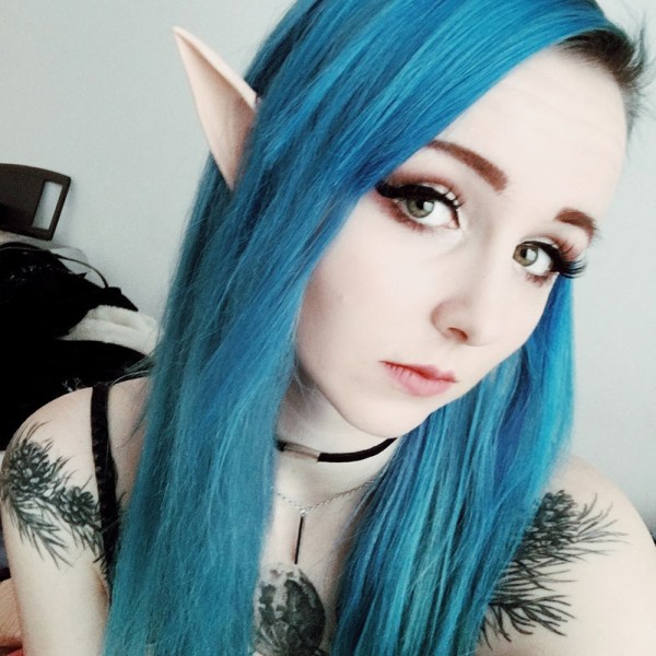 8 Latex Alfeører med Spisse Ører for Cosplay H