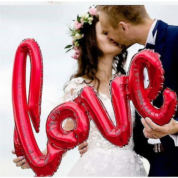 Ægtepar Viser kærlighed Ballon Bryllupsfest Jubilæum Deco