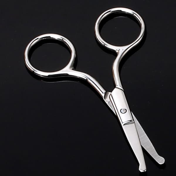 1 Rustfrit stål rund sikkerhed mand næse trimmer c