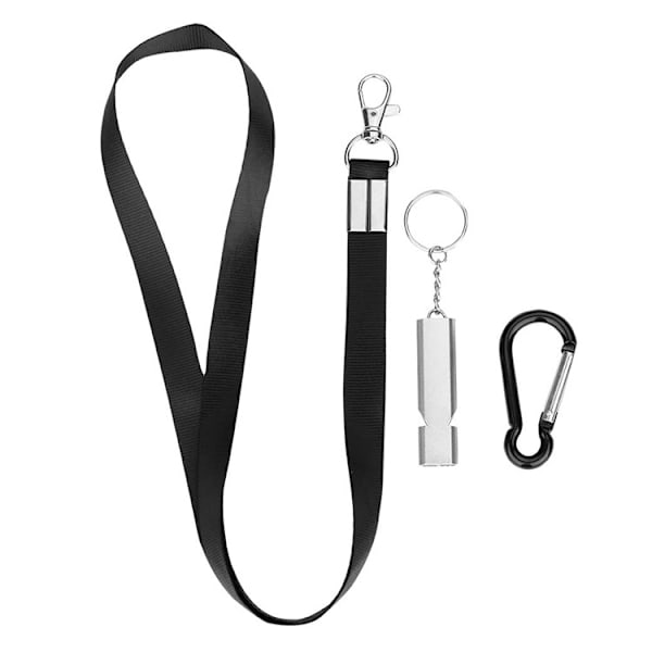 2PCS Högsta Nödöverlevnadsvisslor Utomhus med Karabiner