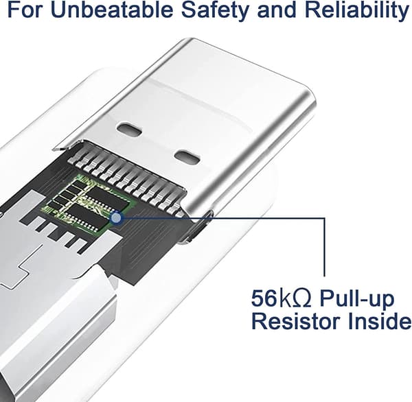 4 stk. USB C-adapter, USB C til Micro USB-adapter Type C hann til
