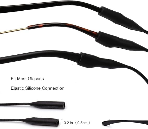 3 st elastiska skyddsglasögon i silikon med hållare