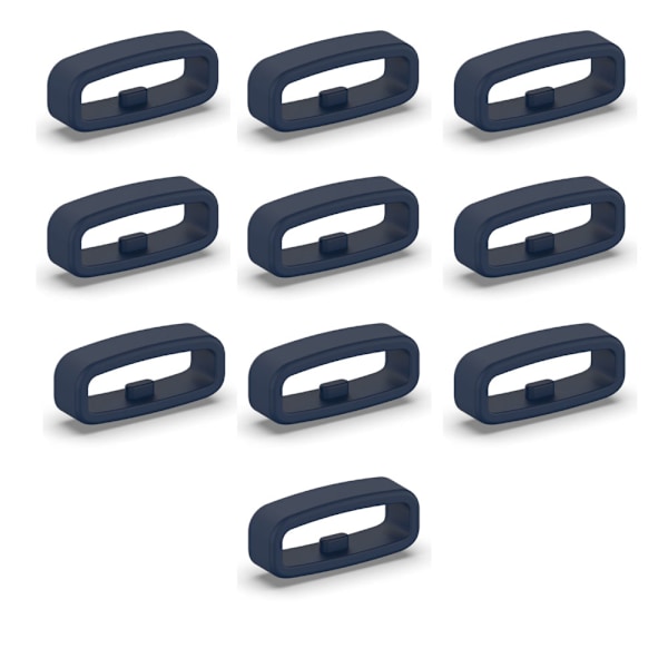 Sininen lenkki 22 mm kellon rannekkeeseen 10 kpl Musta C