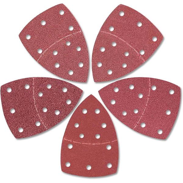 50 stycken 11-håls slippapper för slipmaskin 152 x 105mm, Slippapper