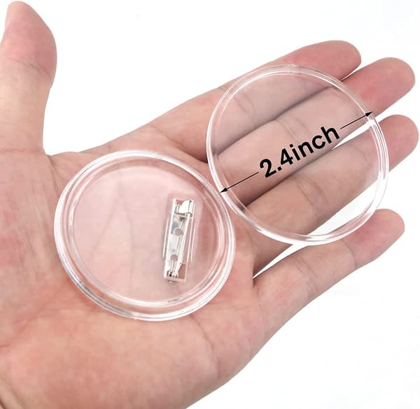 36PCS Gör din egen anpassningsbara knapp 44mm Pin，för DIY Handmade Idea
