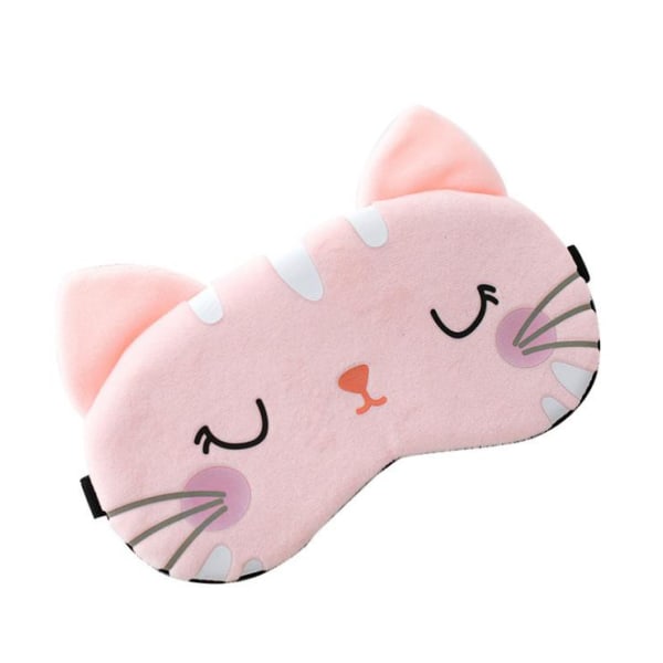 Blød søvn-søvnmaske til børn med justerbare stropper Cartoon Cat Sl