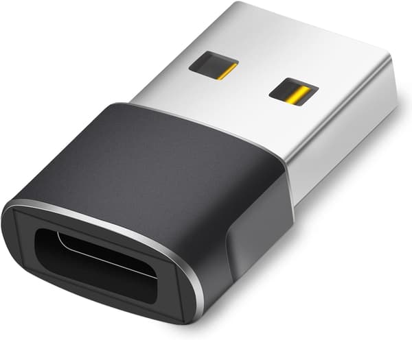 USB C-hona till USB-hane-adapter, snabbladdning och dataöverföring