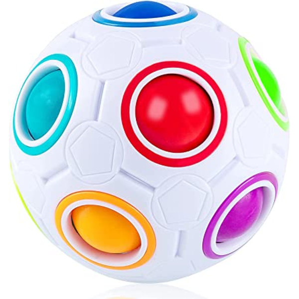 Magisk boll pusselkub Easehome Pop Rainbow leksaker för vuxna St