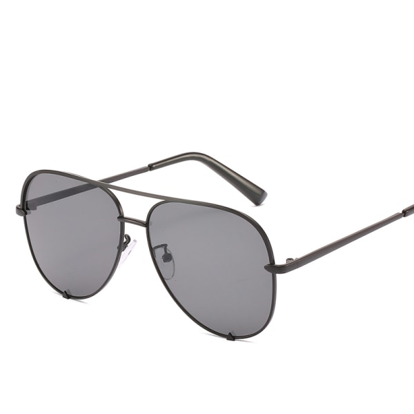 Solbriller menn og kvinner polariserte vintage runde briller metall F