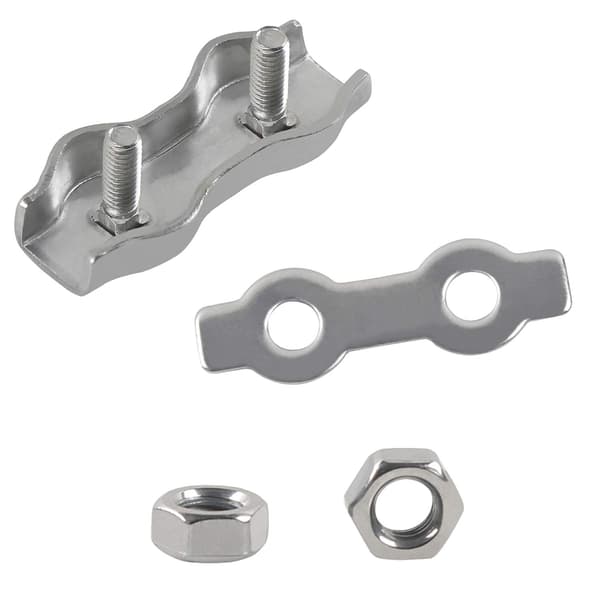 M4 Duplex Clips Kabelbindere 304 Rustfrit Stål Duplex Linjeklips