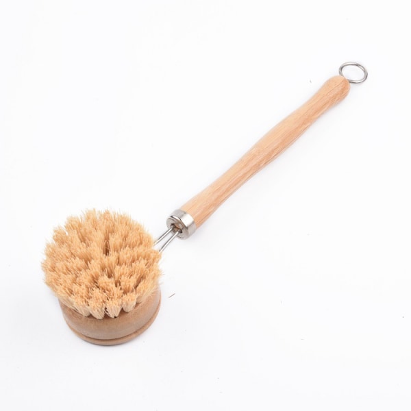 1 Piece Wooden Dish Brush Replaceable Brush Head Normal