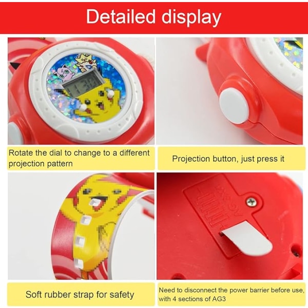 Children's Watch, Projection Toys with 20 Projection Patterns, Pr